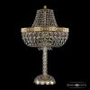 Лампа Настольная Хрустальная BOHEMIA IVELE CRYSTAL 19273L4/H/35IV G Золото, Металл / Богемия Ивеле Кисталл