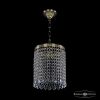 Подвес Хрустальный BOHEMIA IVELE CRYSTAL 19201/20IV G LEAFS Золото, Металл / Богемия Ивеле Кристалл