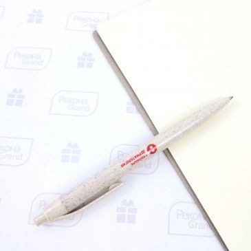 ручки из переработанных материалов с логотипом