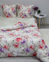 Перкаль 2-х спальный с евро [в ассортименте] компаньон Аврора 100% хлопок 110 г/м2, "Текстильная коллекция" книжка постельное белье