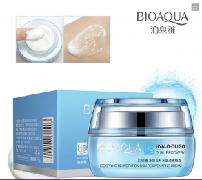 Гиалуроновый КРЕМ С молекулами HUALO-OLIGO ДВОЙНОЕ УВЛАЖНЕНИЕ BIOAQUA, 50 гр.