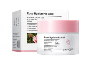 BIOAQUA Крем для лица ROSE & HA Увлажняющий РОЗА 50г
