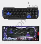 Клавиатура провод. Perfeo "ROBOTIC" Multimedia, USB, чёрн, GAME DESIGN (PF-031)