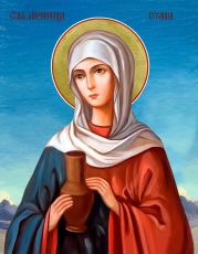 Сусанна Мироносица Икона печатная (холст на дереве) (20126)