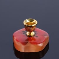 Подсвечник "Цветок", селенит
