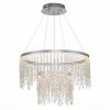 SL6201.103.55 Люстра подвесная ST-Luce Серебристый/Прозрачный LED 1*55W 3000K/4000K/6000K.
