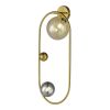 SL1515.301.02 Светильник настенный ST-Luce Латунь/Янтарный,Дымчатый G9 2*5W 4000K.