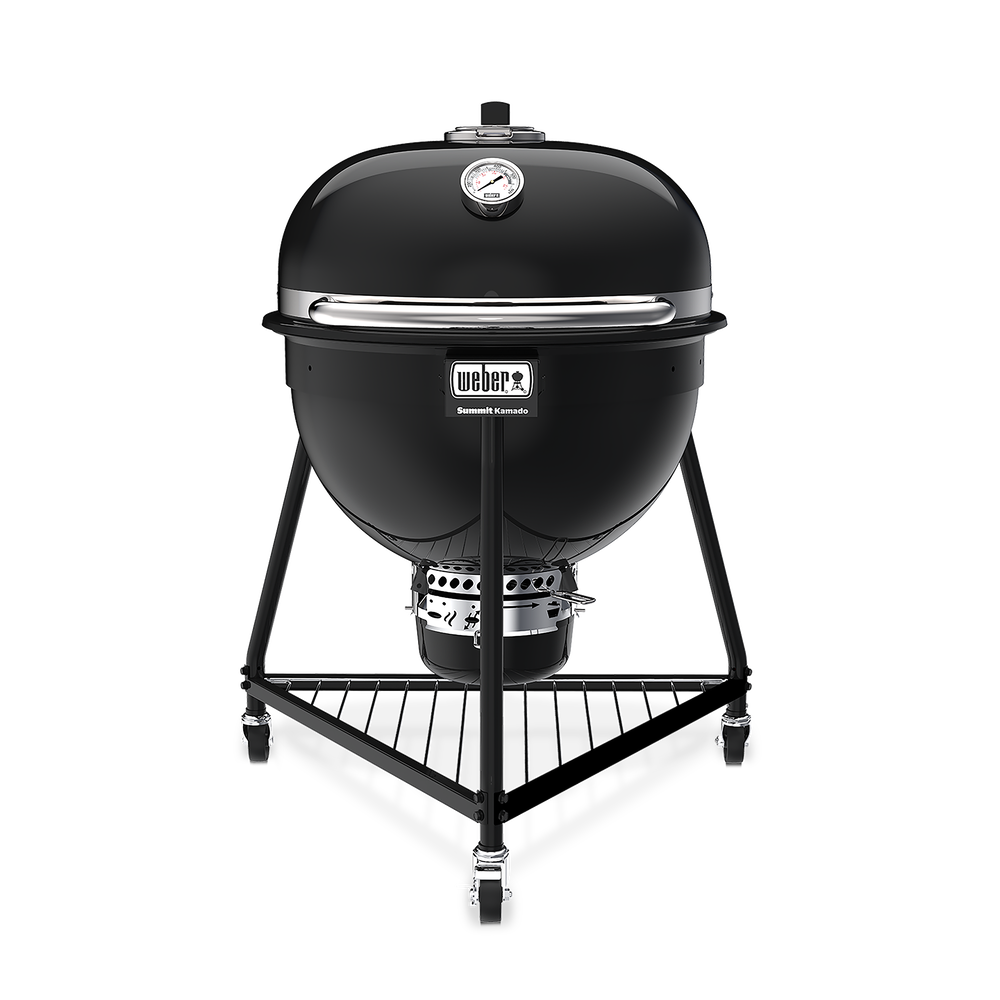 Угольный гриль Weber Summit Kamado E6, 61 см, чёрный