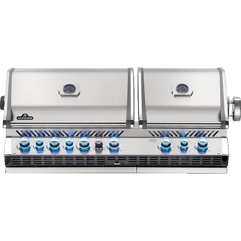 Газовый гриль Napoleon Prestige BIPRO-825 (встраиваемый), 9 горелок (c ИК-горелкой)