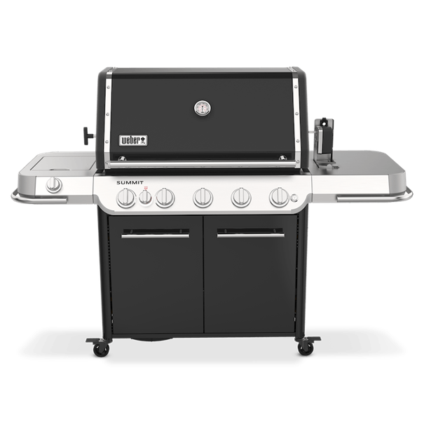 Газовый гриль Weber Summit FS38 E, 7 горелок, вертел, чёрный