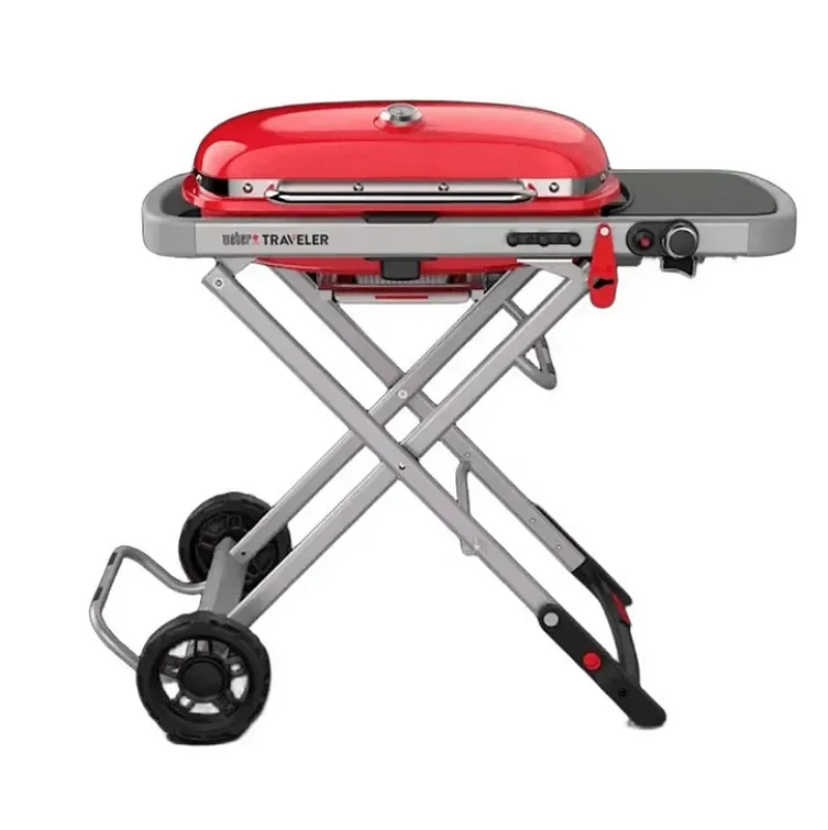 Газовый гриль Weber Traveler красный