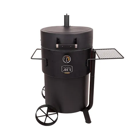 Угольный гриль коптильня Oklahoma Joe's Drum Bronco PRO Black