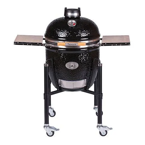 Керамический гриль Monolith Le Chef Black PRO 2.0 с ножками