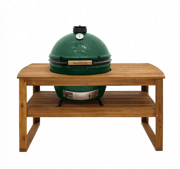 Керамический гриль Big Green Egg XL со столом из акации