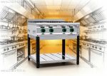 Плита газовая PROMETEO ПГ-4