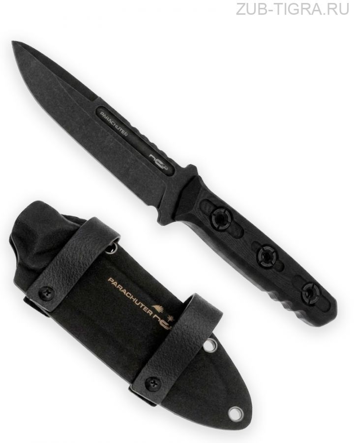 Нож Parachuter сталь AUS-10 рукоять Black G10