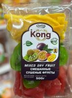 МИКС (киви, маракуйя, манго) сушеные без сахара Kong, 500гр