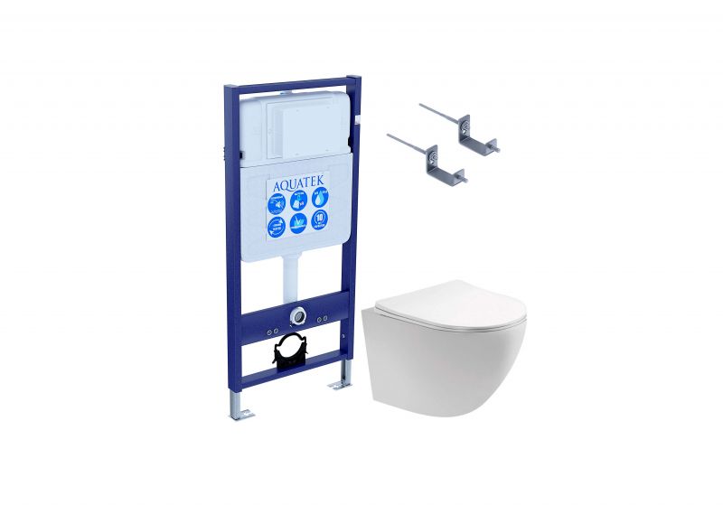 Комплект инсталляции с унитазом SET AQUATEK ЕВРОПА T-KKI2