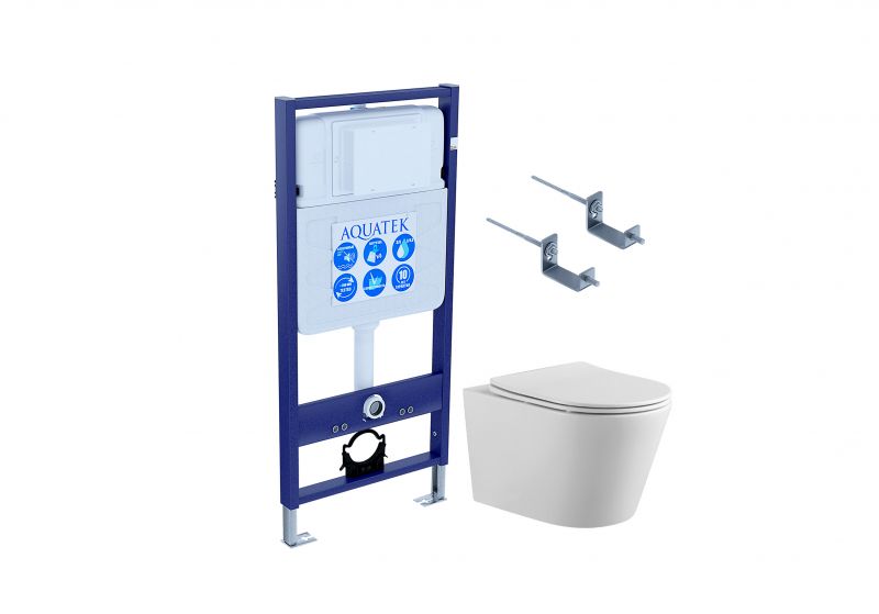 Комплект инсталляции с унитазом Set AQUATEK ВЕГА-KKI2
