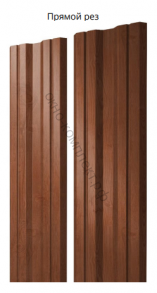 Штакетник TWN с прямым резом двухсторонний GrandLine 0,45 RAL .  Цена за м . пог