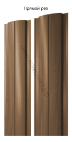 Штакетник ПОЛУКРУГЛЫЙ SLIM прямой двухсторонний GrandLine 0,45 RAL . Цена за м.пог .