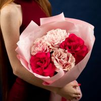 Французские розы от 5шт (микс)