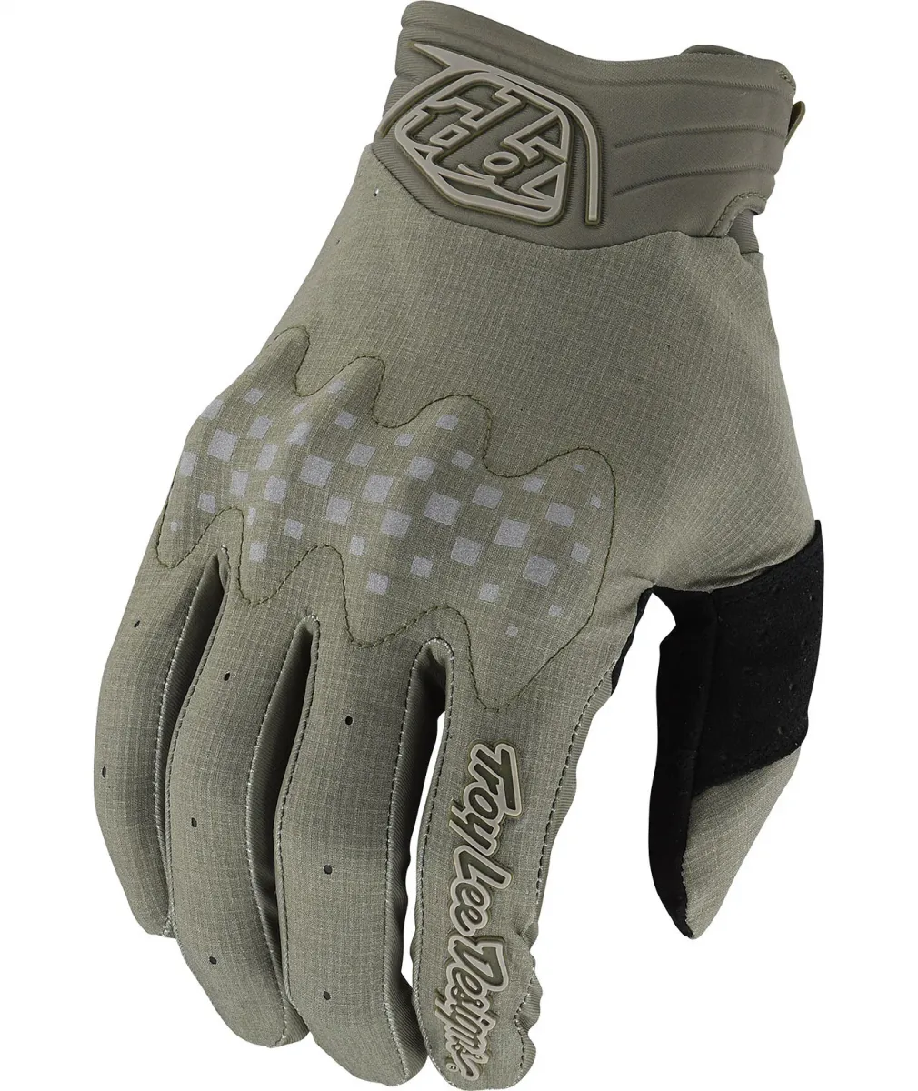 Troy Lee Designs Gambit Solid Olive перчатки для мотокросса