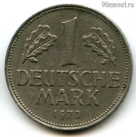 ФРГ 1 марка 1970 D