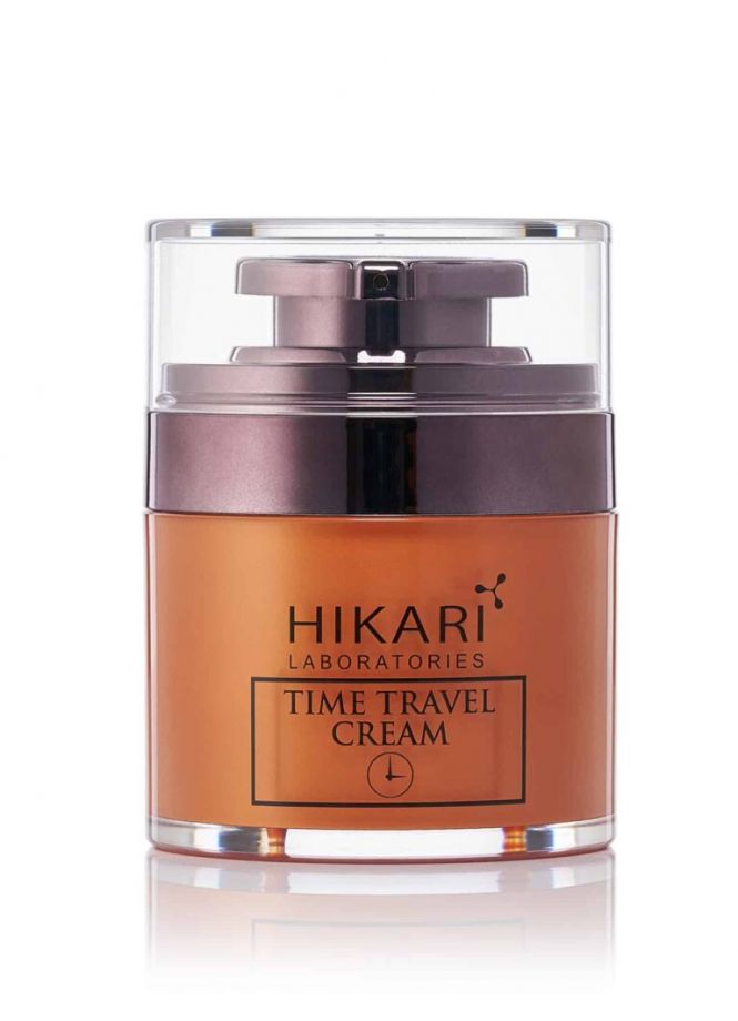 TIME TRAVEL Cream (mix-oily) Инновационный антивозрастной крем, возвращающий сияние молодости для жирной и комбинированной кожи Hikari (Хикари) 50 мл