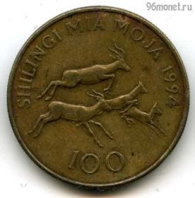 Танзания 100 шиллингов 1994
