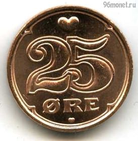 Дания 25 эре 2005
