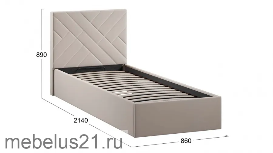 Кровать 80 Кевия Тип 1 (с подъемным механизмом) с заглушиной