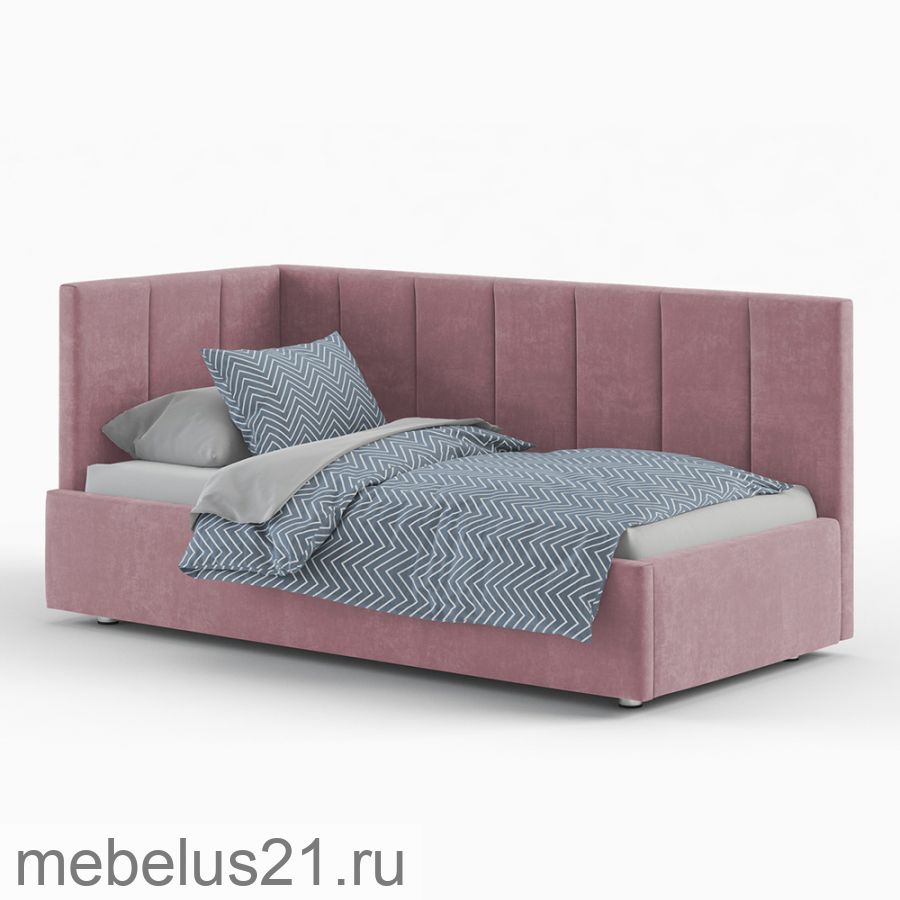 Кровать 90 детская "Квадро" с ортопедом