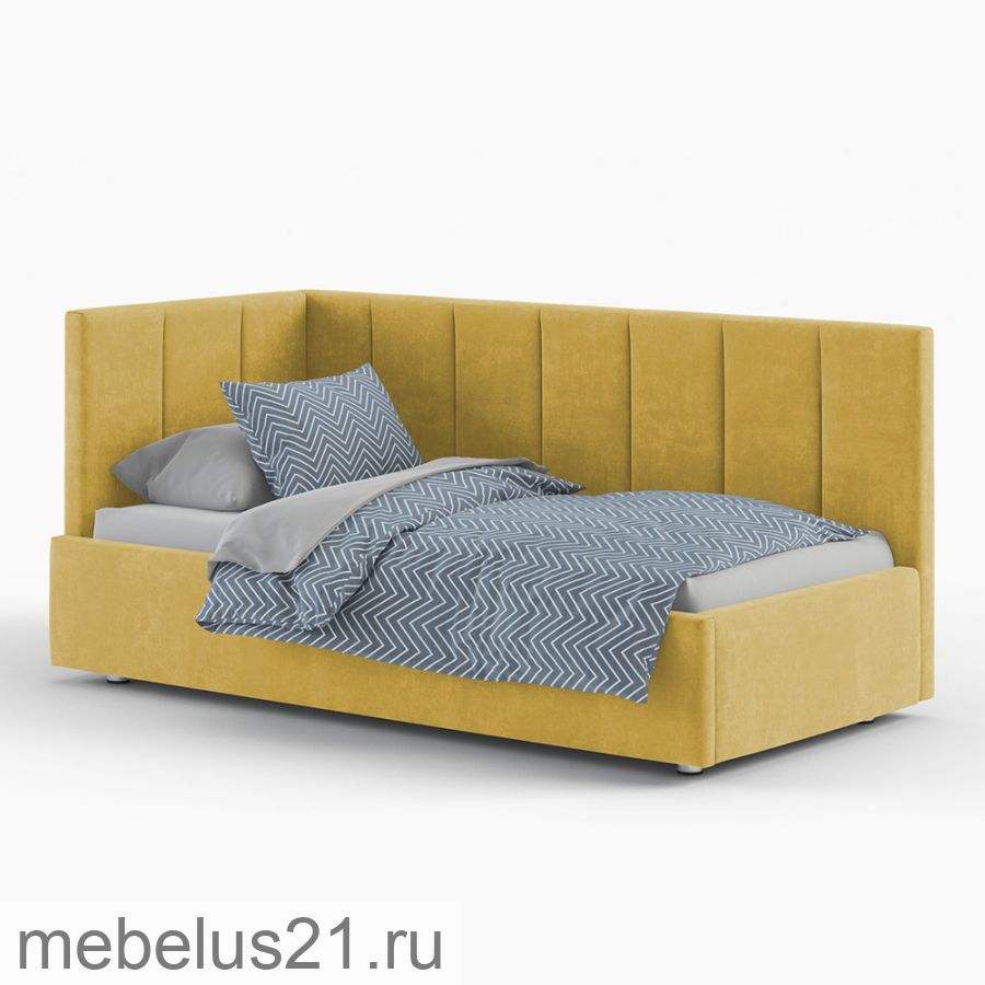 Кровать 90 детская "Квадро" с ортопедом