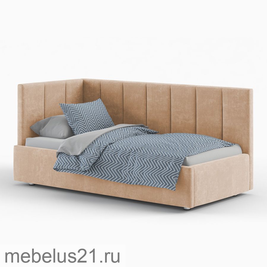 Кровать 90 детская "Квадро" с ортопедом