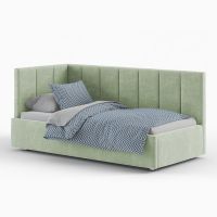 Кровать 90 детская "Квадро" с ортопедом