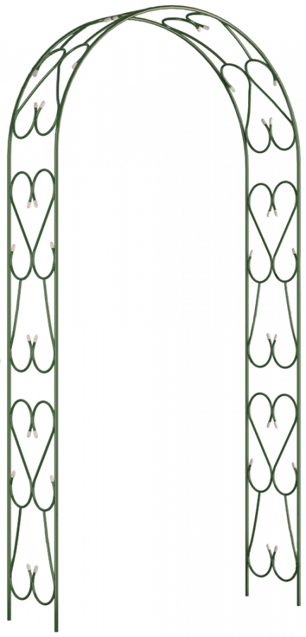 Арка ПРЯМАЯ ШИРОКАЯ мет. (разборная) ( В- 2,4 м, Ш- 1,2-1,3 м, Г- 0,36 м )