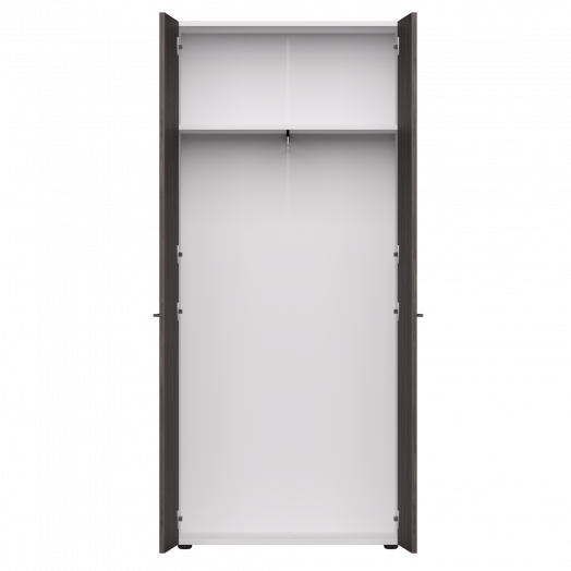 Гардероб EVO 800х383x1835 Белый/Дуб Пасадена