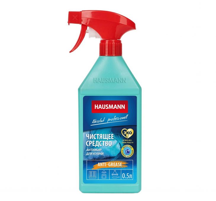 Чистящее средство для кухни Hausmann Антижир 500мл HM-CH-04 001