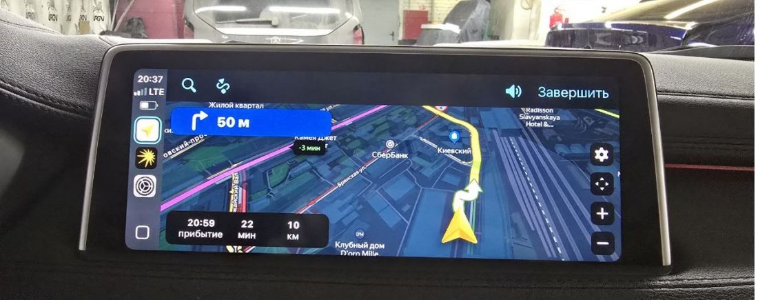 NaviPilot CarPlay OEM BOX  для активации CarPlay и Android Auto с навигацией для BMW X6 (F16) 2014—2019,  X4 2014—2020 с мультимедиа системами MGU / NBT / NBT EVO