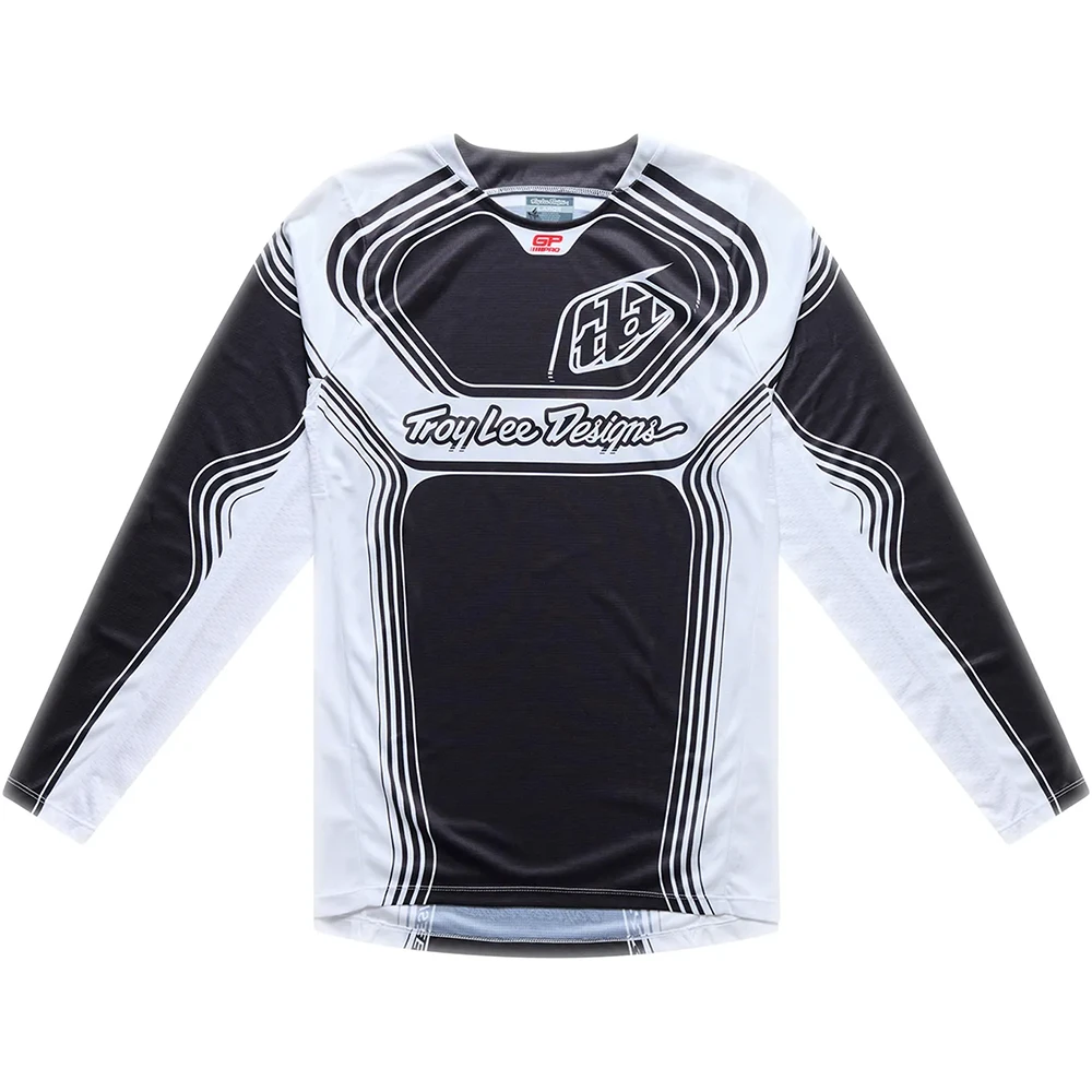 Troy Lee Designs GP Pro Streamline Black/White джерси для мотокросса