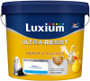 Краска Кухня и Ванная Luxium Dulux Ultra Resist 1л для Влажных Помещений, Матовая, Полуматовая, Белая / Люксиум Ультра Резист