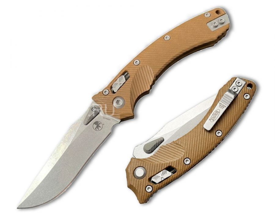Нож Microtech Amphibian Ram-Lok S/E Fluted Tan