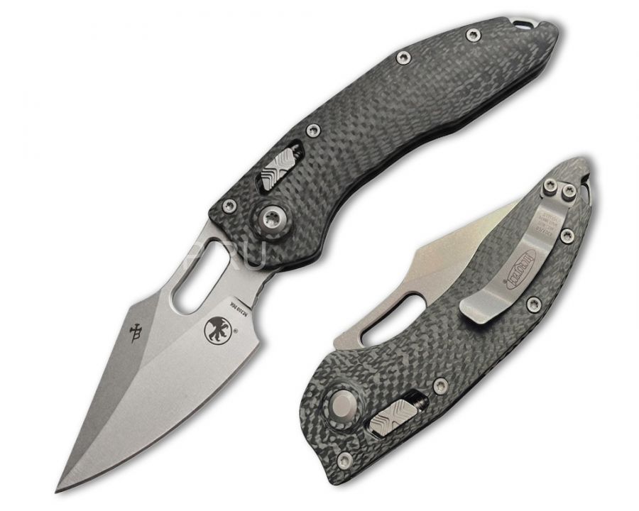 Нож Microtech Borka Stitch Ram Lok carbon fiber