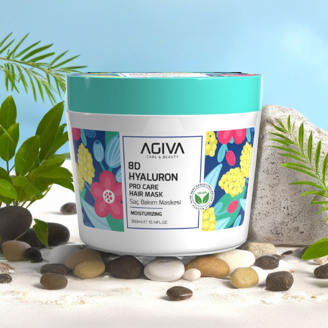 AGİVA Маска 300 мл. д/волос 8D HYALURON PRO CARE