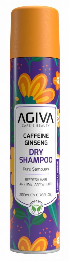 AGİVA Шампунь 200 мл.сухой д/волос CAFFEINE GINSENG PRO CARE