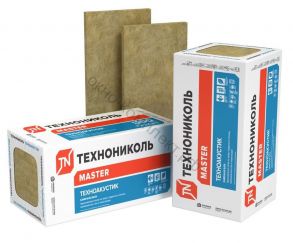 Минеральная вата Технониколь ТехноАкустик 40 кг/м3 1200х600х100 мм, 6 шт/упак  код:084667