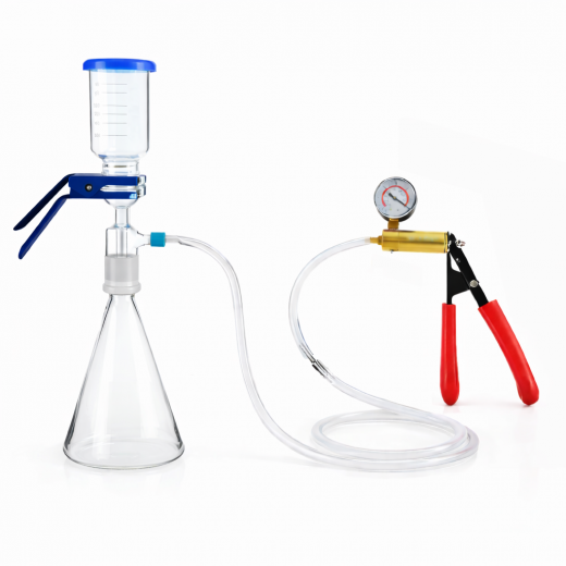 Система вакуумной фильтрации 5Drops - "MicroFilter" на 2000 мл + ручной насос, 0 - 30 PSI
