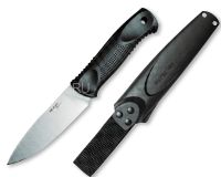 Нож туристический Bat Stonewash Black