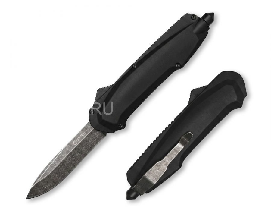 Автоматический нож Rame (Black Stonewash, Black) - Shifter
